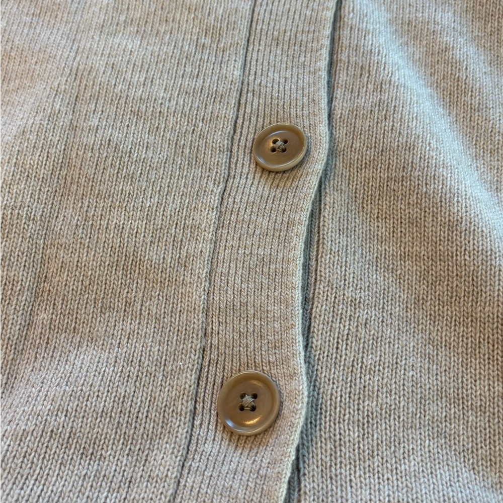 Banana Republic Filpucci Italian Yarn V-Neck Back Button Sweater XL - Picture 6 of 7